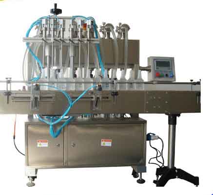 全自動(dòng)直線式液體灌裝機(jī)視頻