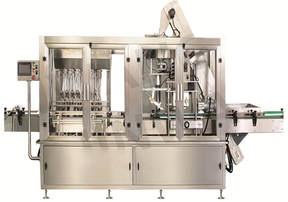 標(biāo)準型四桶椰子油灌裝機